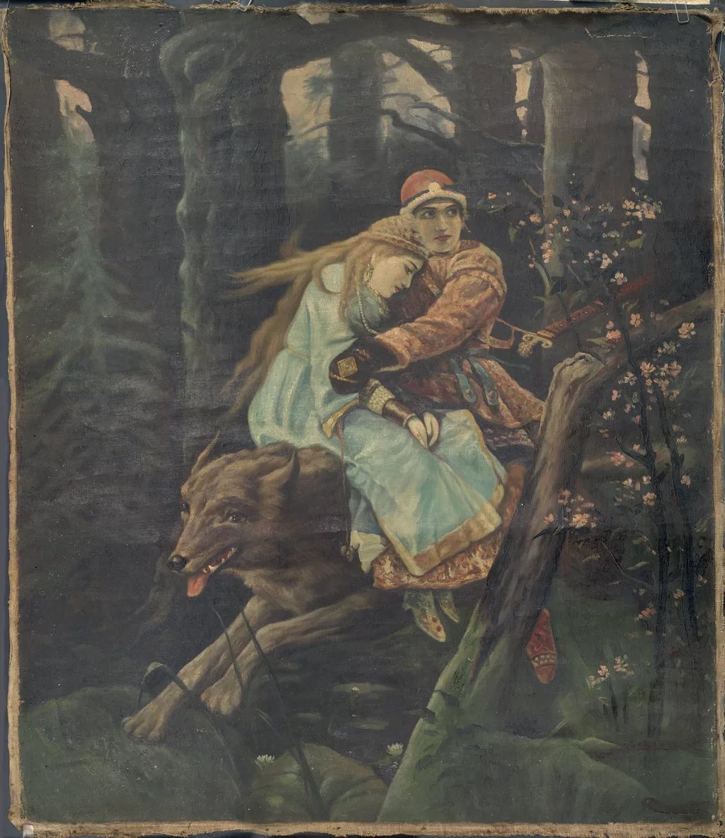 Иван Царевич и серый волк картина
