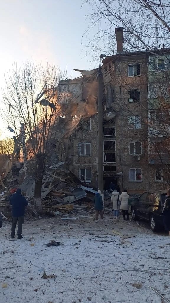 Взрыв газа в Новосибирске