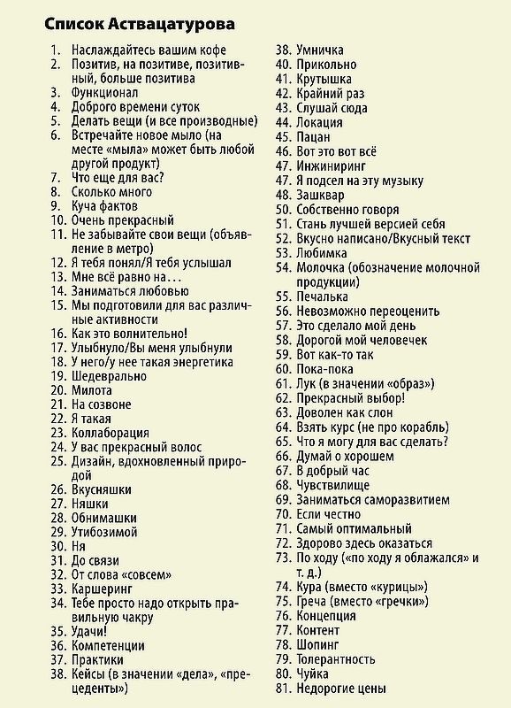 Немедленно откажитесь от  этих уродских выражений!