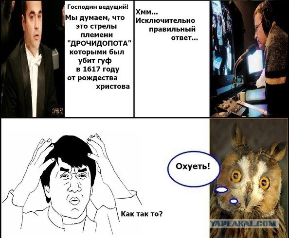 Топ-10 вопросов из телеигры "Что? Где? Когда?"
