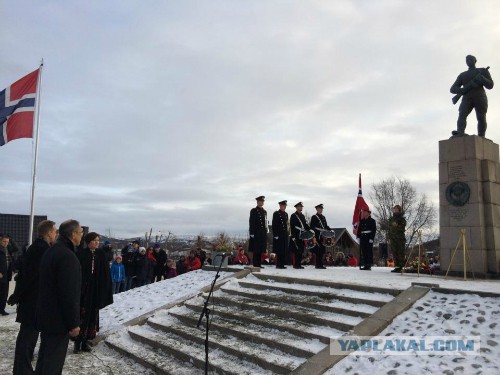 Норвежцы помнят советских солдат, сражавшихся