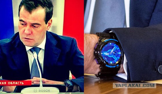 Нестандартные часы Медведева