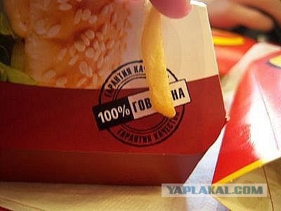 Секретная книжка с секретами блюд Макдоналдс