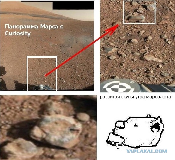На Марсе обнаружен военный корабль