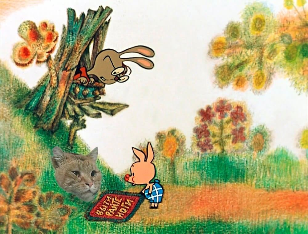 Заяц из винни пуха