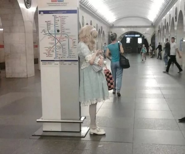 Суровые модники нашего метро