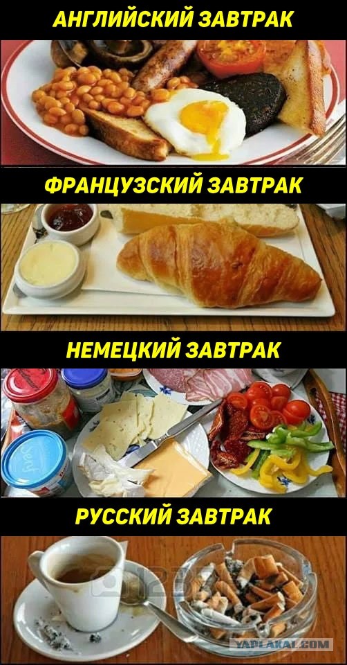 А какой завтрак выберешь ты?
