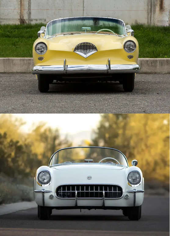 Необычные двери автомобиля Kaiser Darrin 1954 года