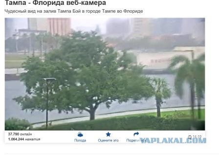 США Флорида онлайнкамеры - наблюдаем ураган...