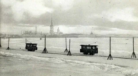 Санкт-Петербург со льда Фонтанки
