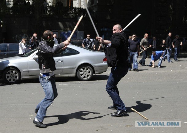Митинг в Грузии