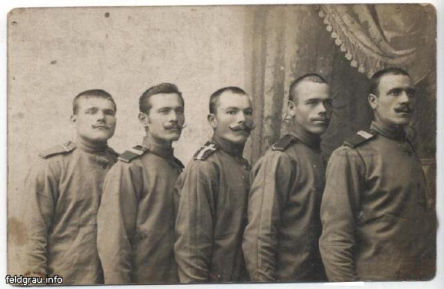 Раскрашенные фотографии немцев в Первой мировой войне