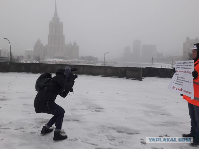 На Красной площади задержали свердловчанина, выступившего против низких зарплат