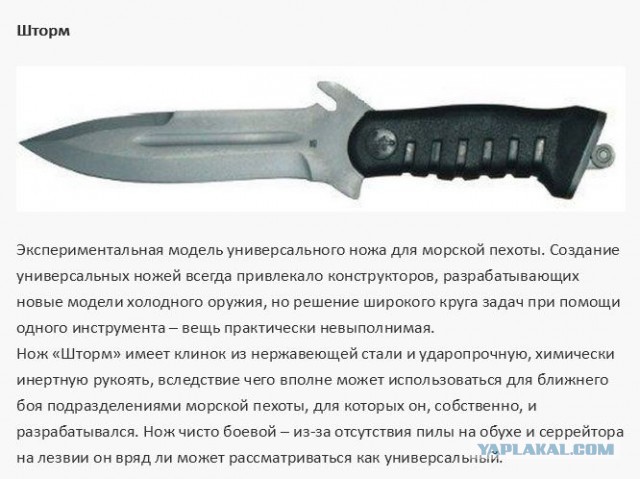 Эволюция русских боевых ножей
