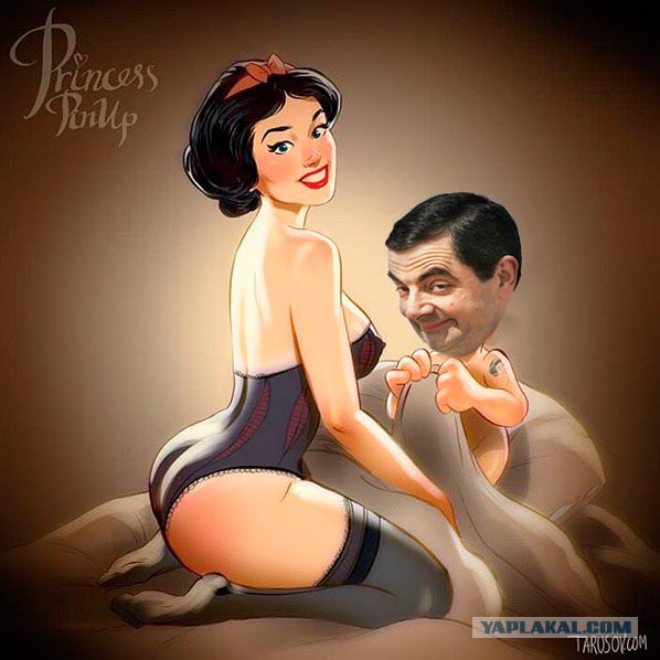 Принцессы Disney в стиле PIN UP