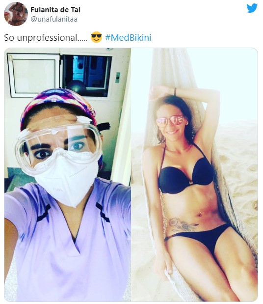 Medbikini: врачей и медсестер упрекнули, что они постят в соцсетях фото в бикини. И они сделали это флешмобом