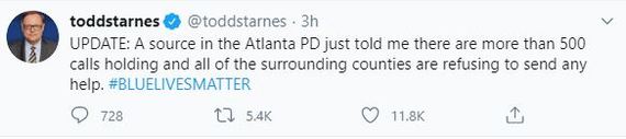 Атланта осталась без полиции