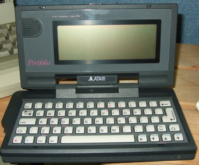 Atari Portfolio — ноутбук Джона Коннора