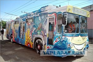 Троллейбусы всех цветов радуги