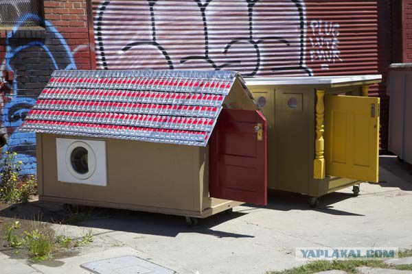 Крошечные домики для бездомных