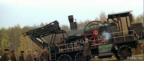 Паровой трактор Хорнсби