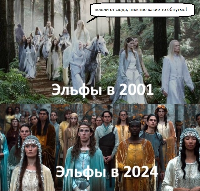 Результат толерантности у эльфов