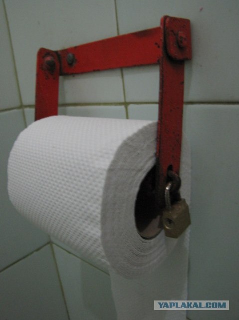 Сохранность туалетной бумаги