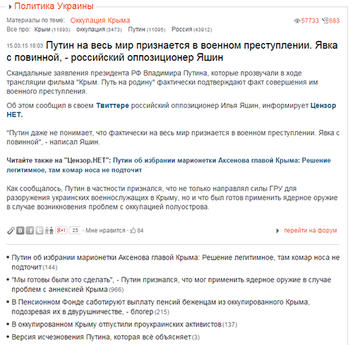 Крым. Путь на родину.