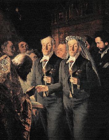 Персонажи известных картин на новом месте