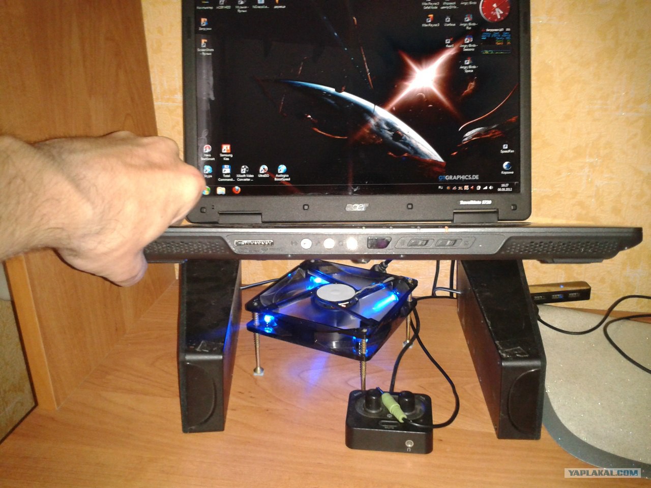 Доска охлаждения для ноутбука своими руками