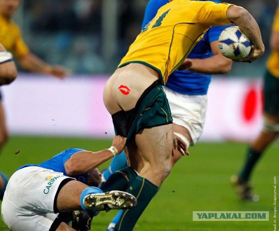 Жестокость регби - все средства хороши!