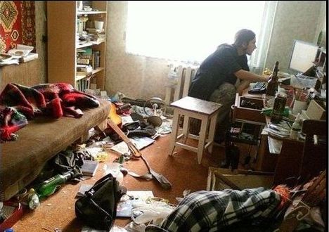 Крутая холостяцкая берлога в просторном сарае истинного техасца