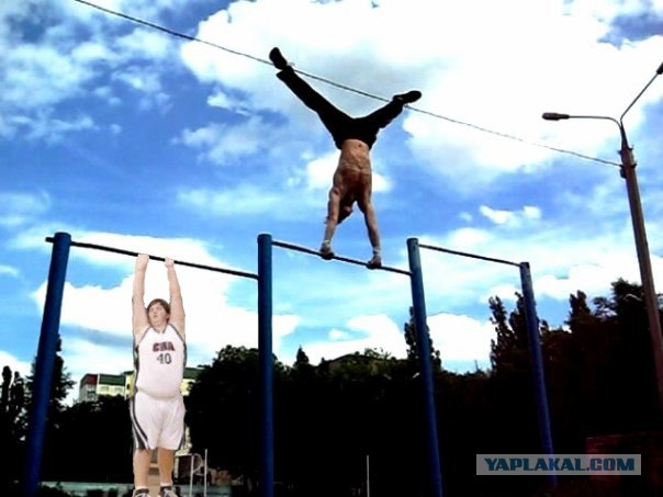 Фотожаба: Баскетболист 80 lvl