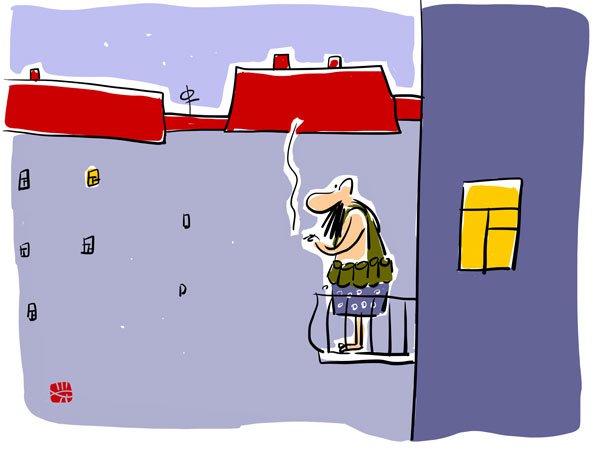 Будни карикатуриста