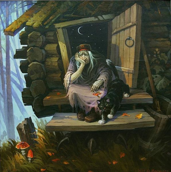 Одна в русском лесу