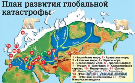 Последствия остановки Гольфстрима для России