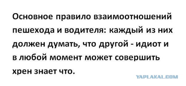 Информация для пешеходов и для водителей
