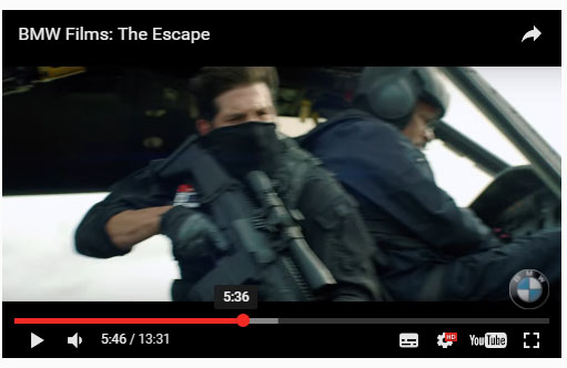 Короткометражка для BMW «The Escape»