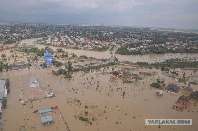 Половодье в горной местности