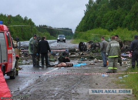 Жёсткая посадка ТУ-134 в Карелии