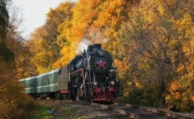 Осень на железной дороге