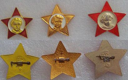 Значки октябрятские. Разновидности и история.