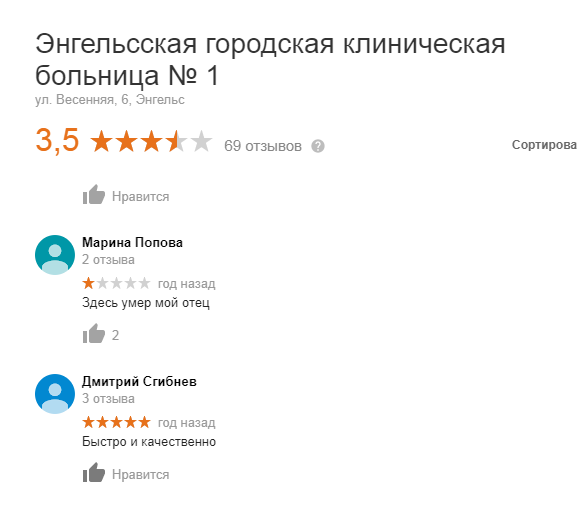 В больнице Саратовской области на питание людей тратят меньше, чем на содержание трупов в морге.