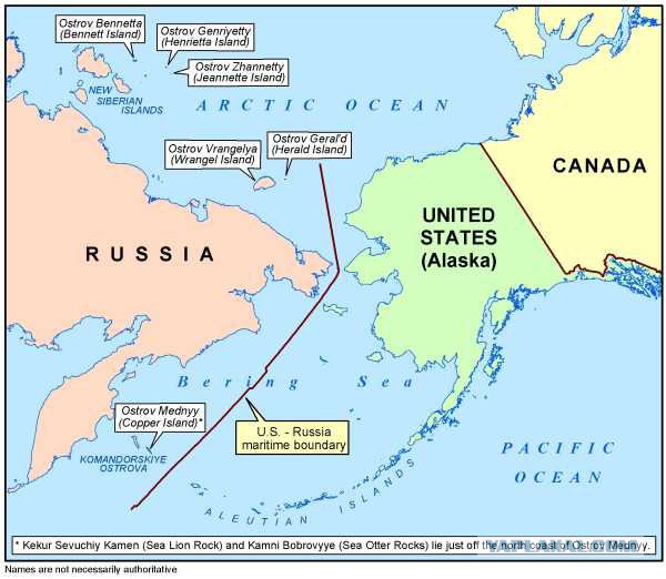 Россия готовит территориальные претензии к США по Беринговому проливу