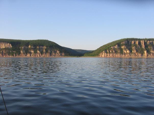 Река Лена. На самодельном плоту