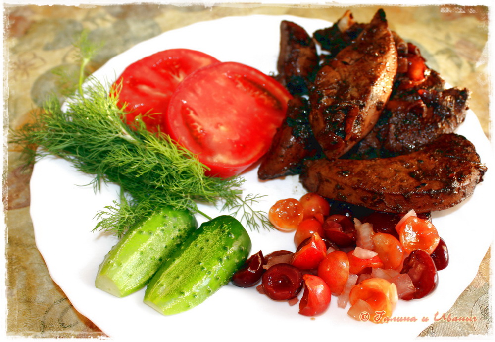 печенка в казане