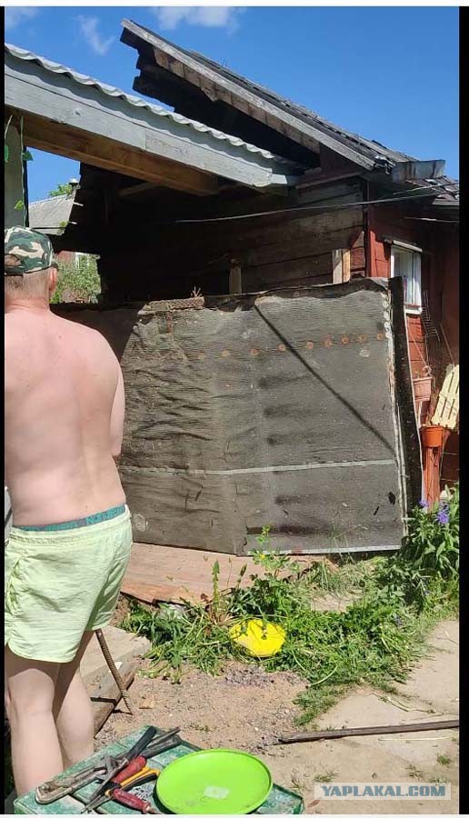 Строительство бани с комнатой отдыха ч.2