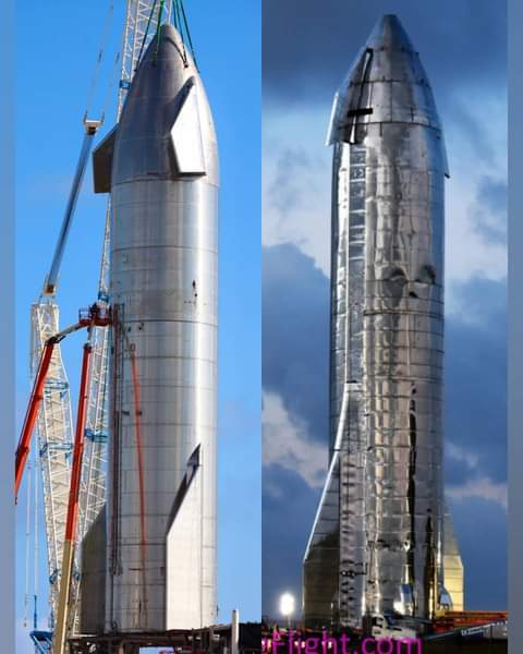 Прототип Starship SN8 приобретает более–менее законченный вид