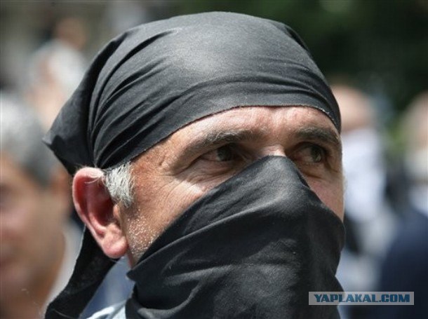 Митинг в Грузии