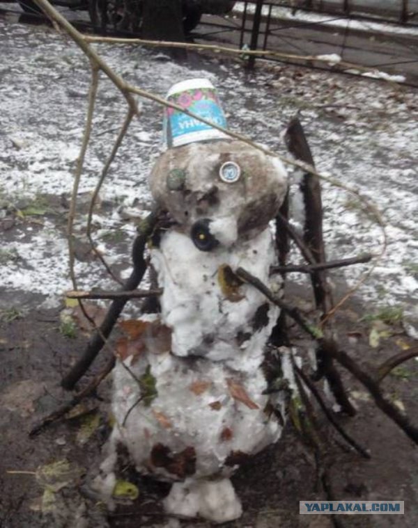 Лучший снеговичок из виденных